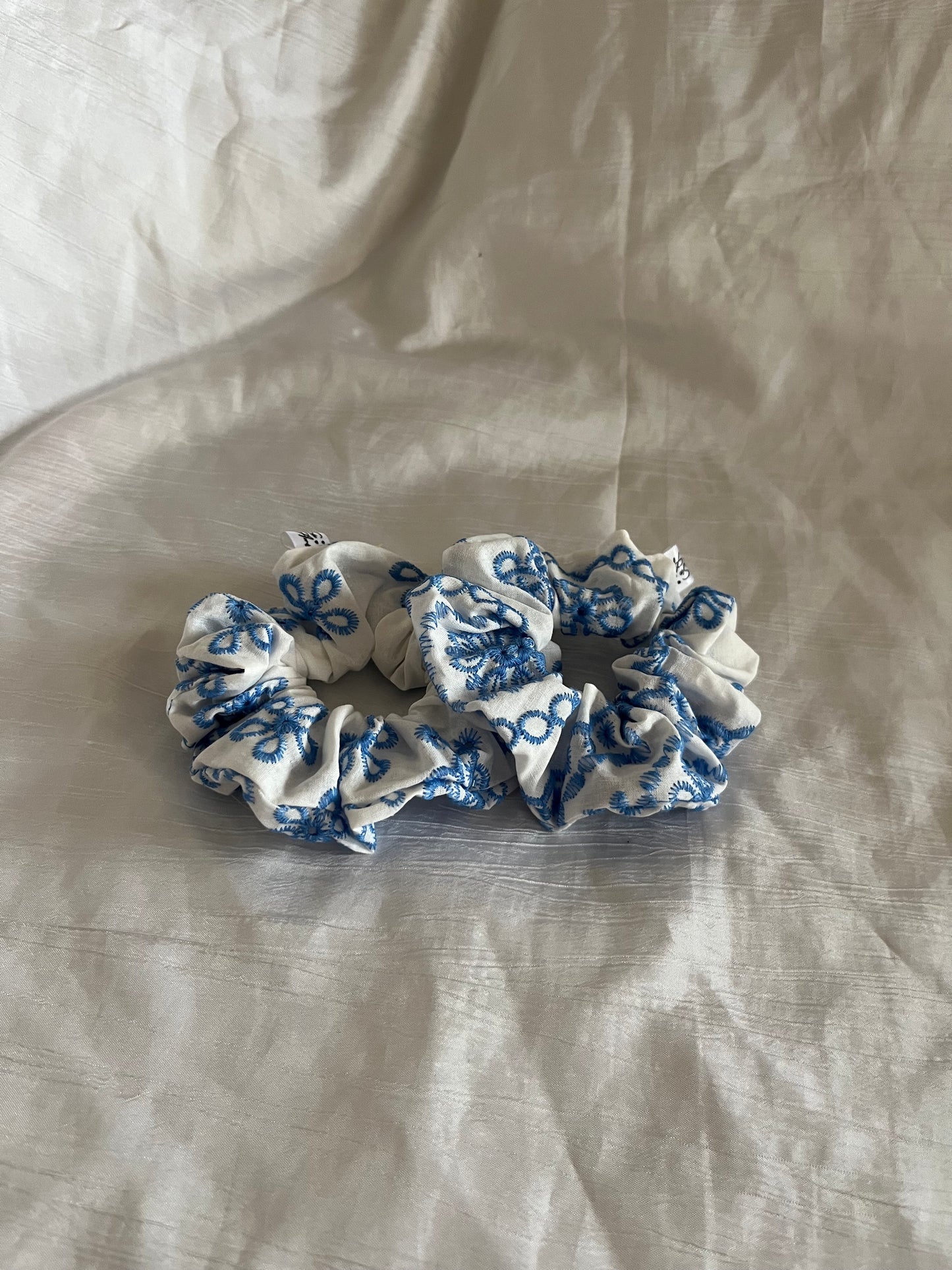 Chouchou Scrunchie en coton Grèce