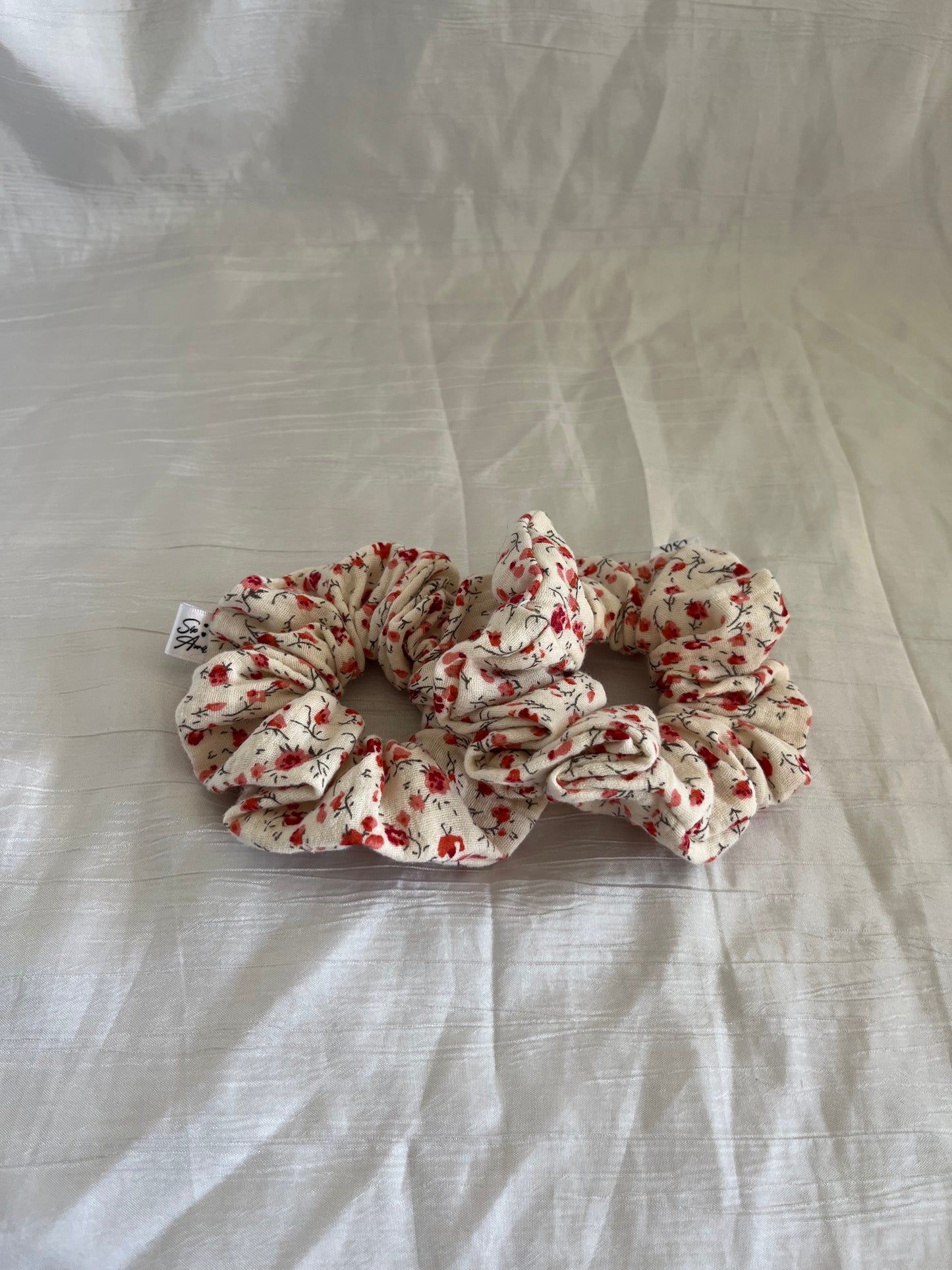 Chouchou Scrunchie en gaze Normandie