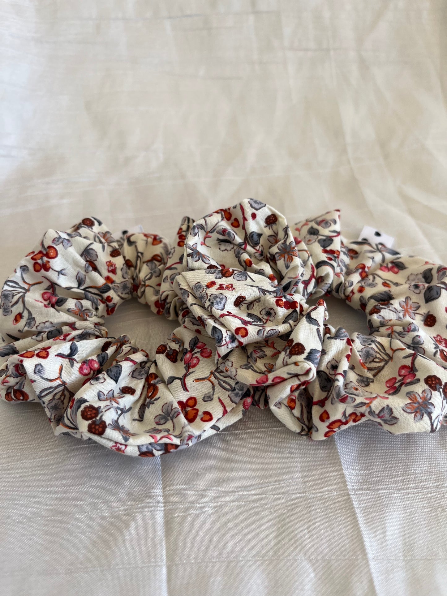 Chouchou Scrunchie en coton Baie