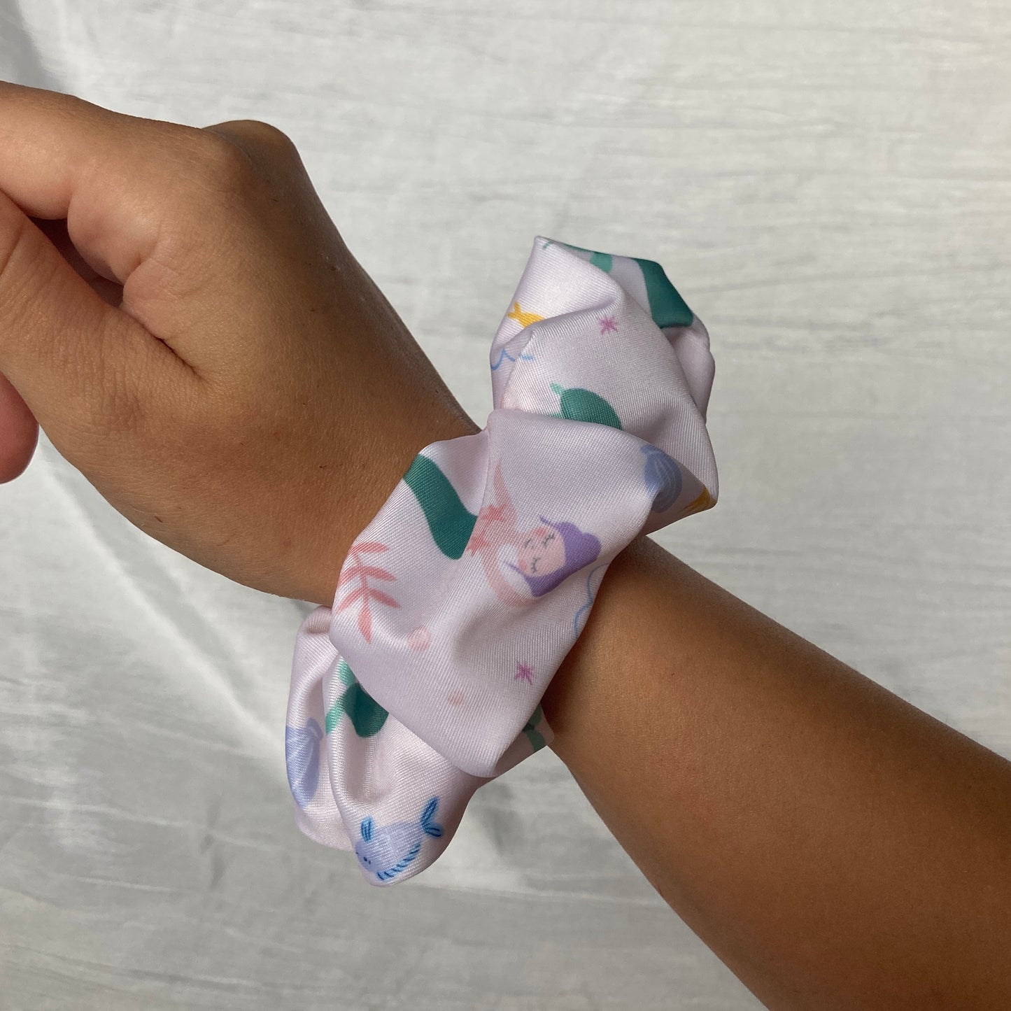 Chouchou Scrunchie en Lycra Sirene