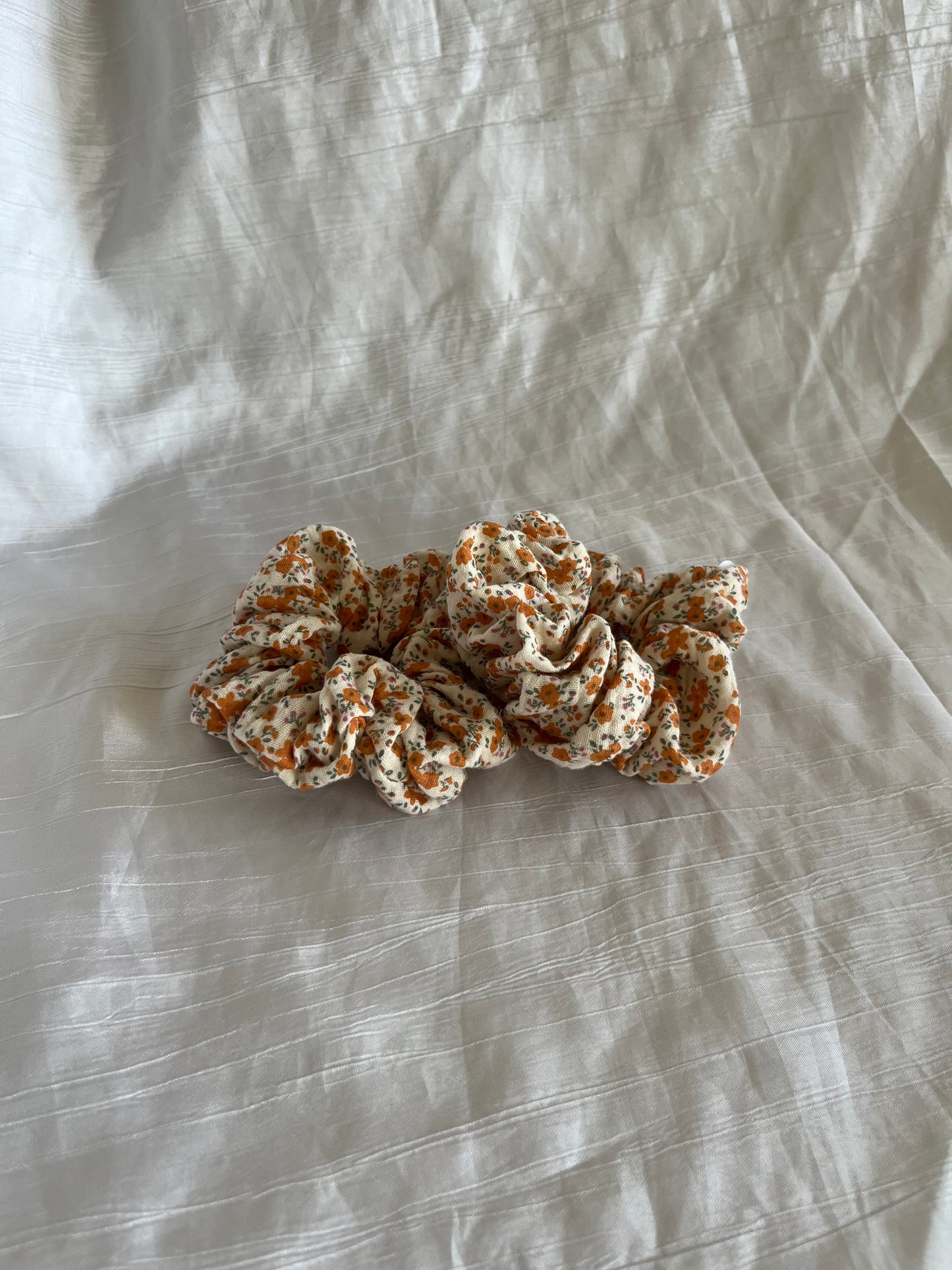 Chouchou Scrunchie en gaze Savane