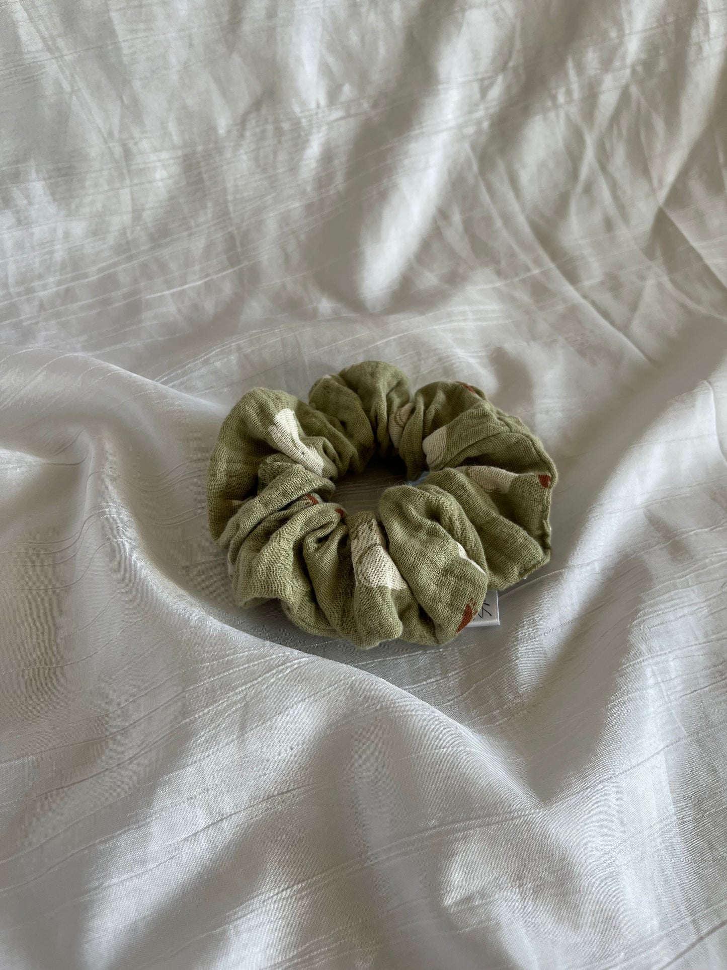 Chouchou Scrunchie en gaze Éléphant
