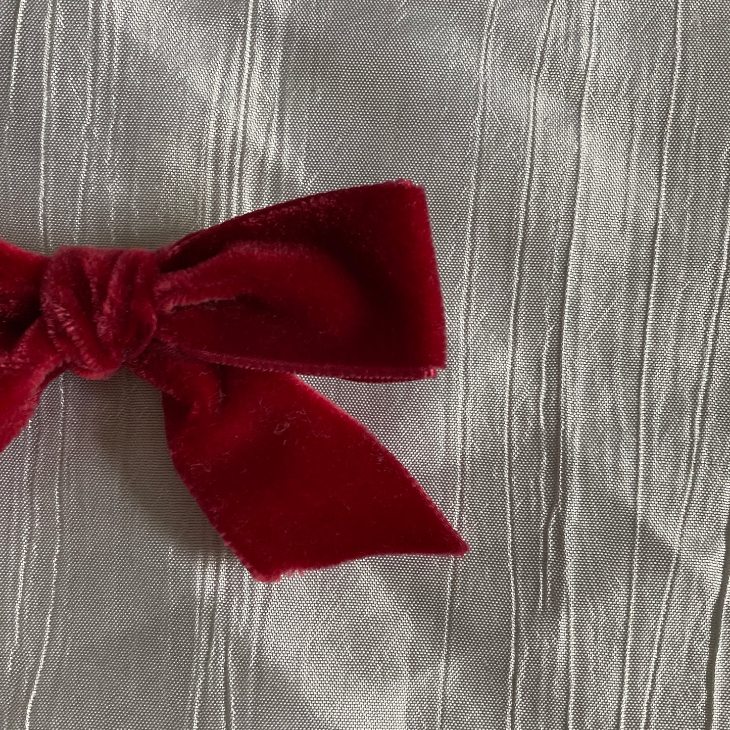 Barrette velours