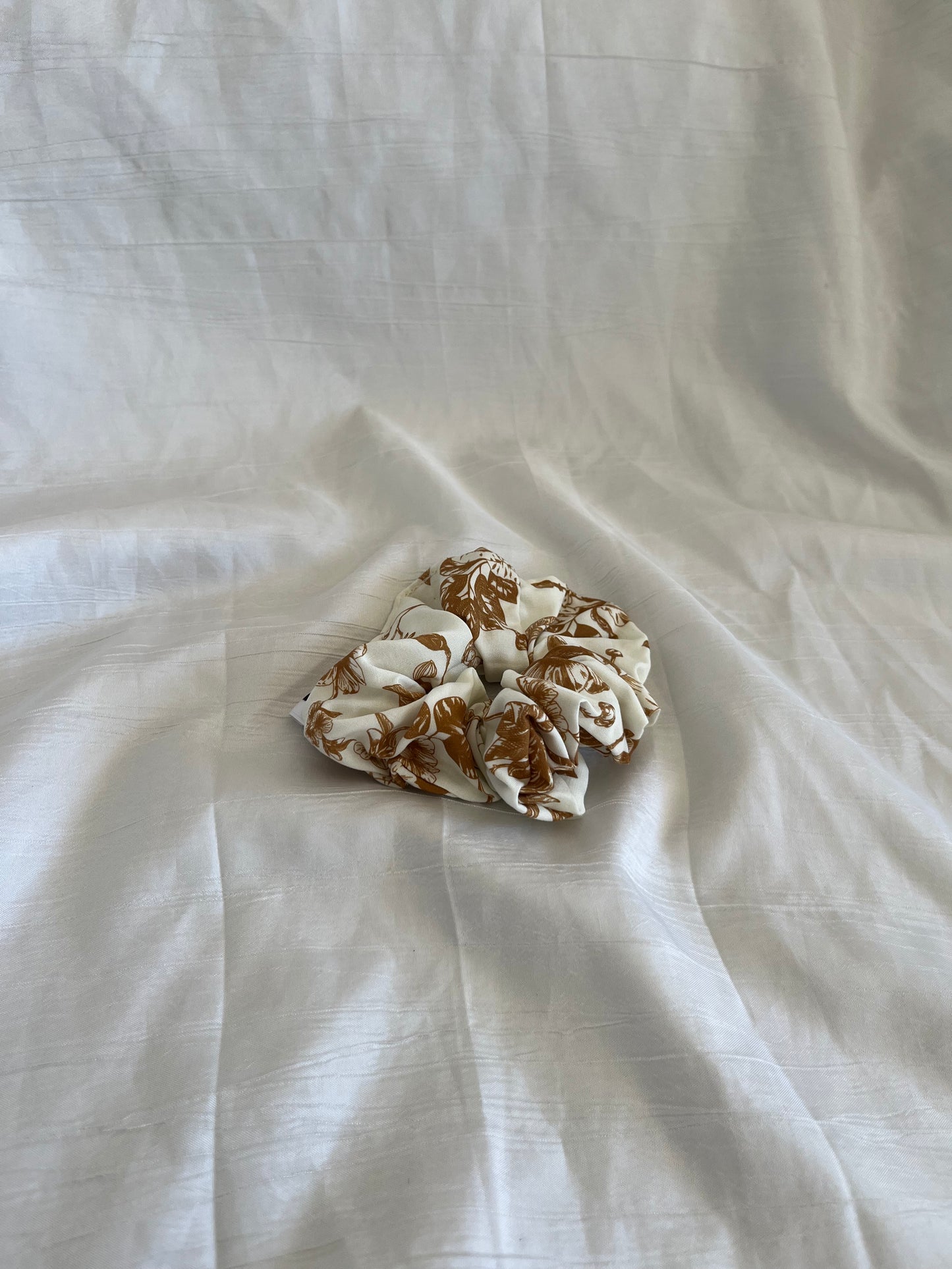 Chouchou Scrunchie en coton Vintage Autumn