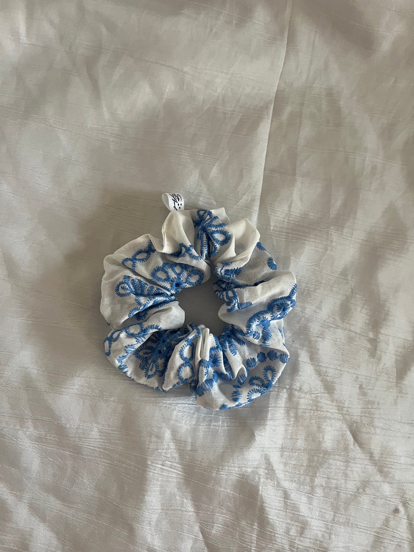 Chouchou Scrunchie en coton Grèce