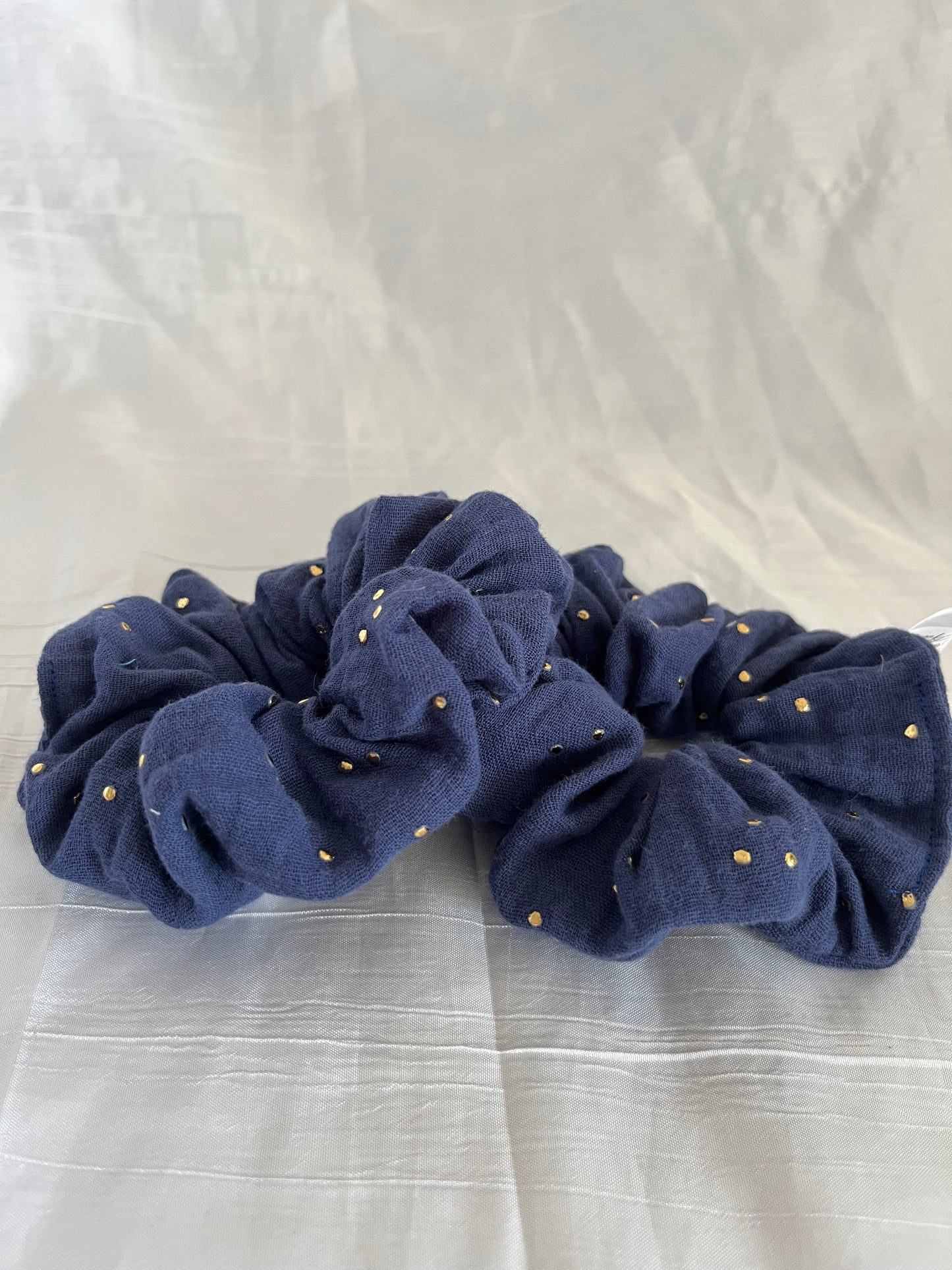 Chouchou Scrunchie en gaze de coton Soirée d’été