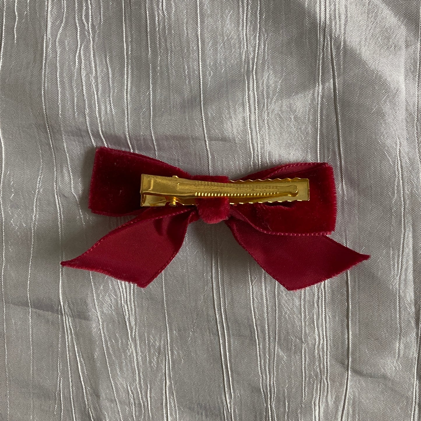 Barrette velours