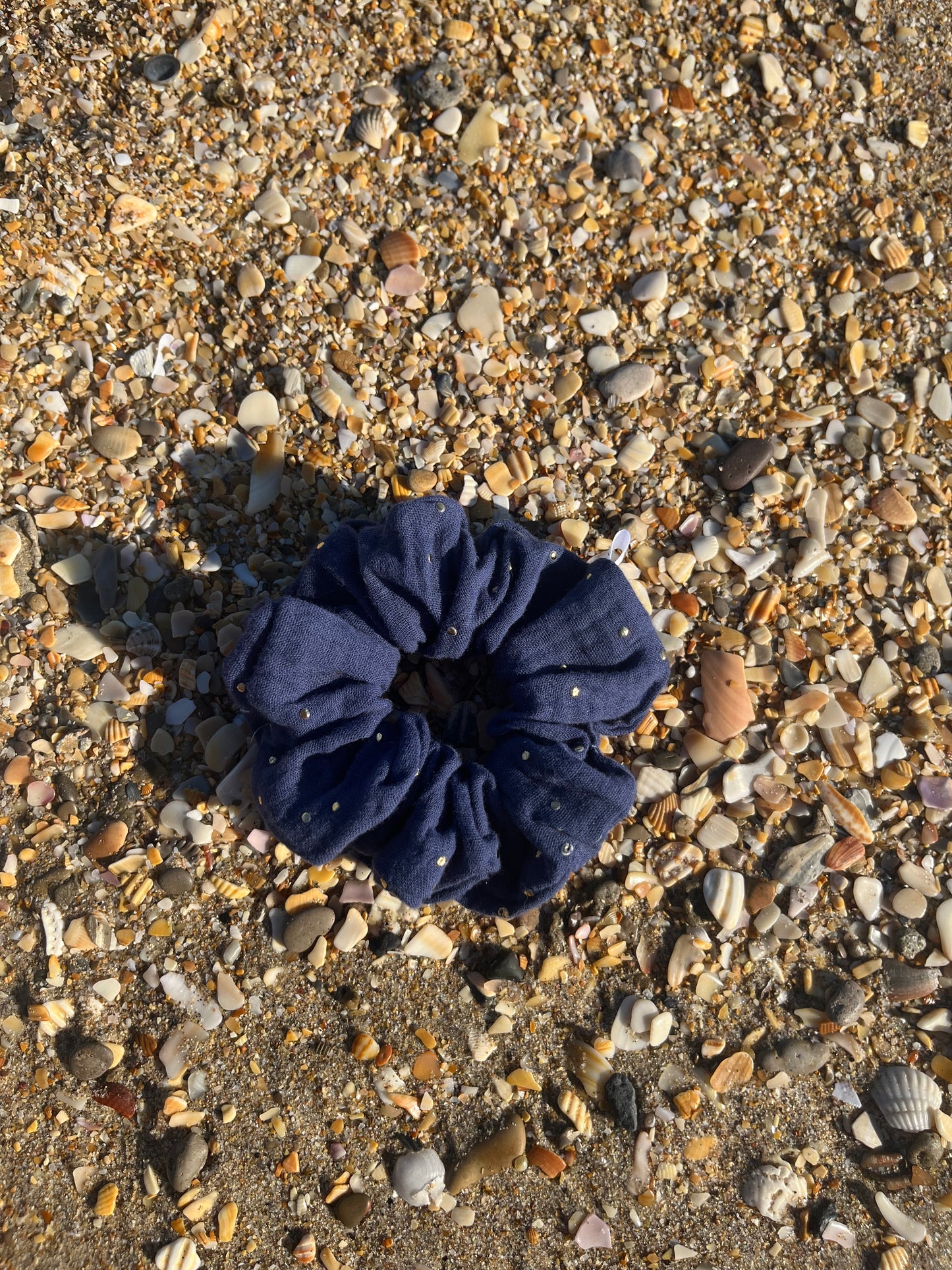 Chouchou Scrunchie en gaze de coton Soirée d’été