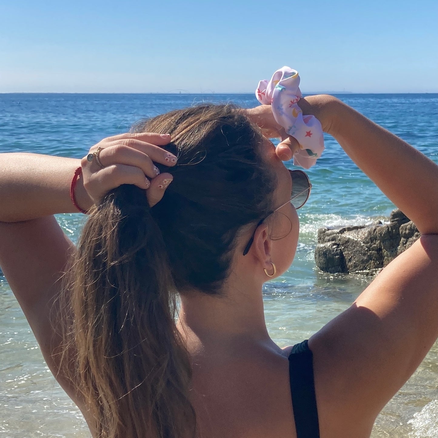 Chouchou Scrunchie en Lycra Sirene