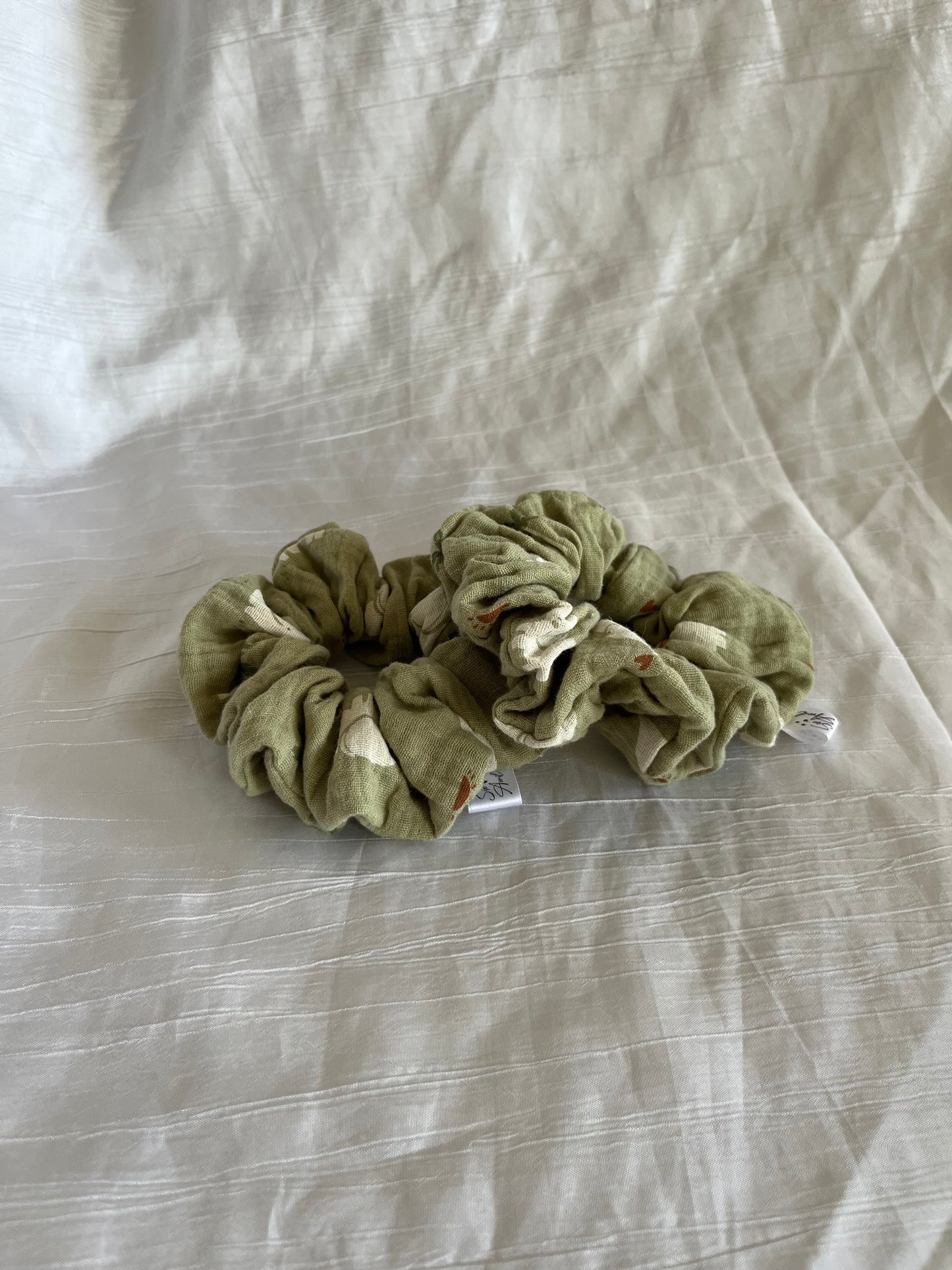 Chouchou Scrunchie en gaze Éléphant