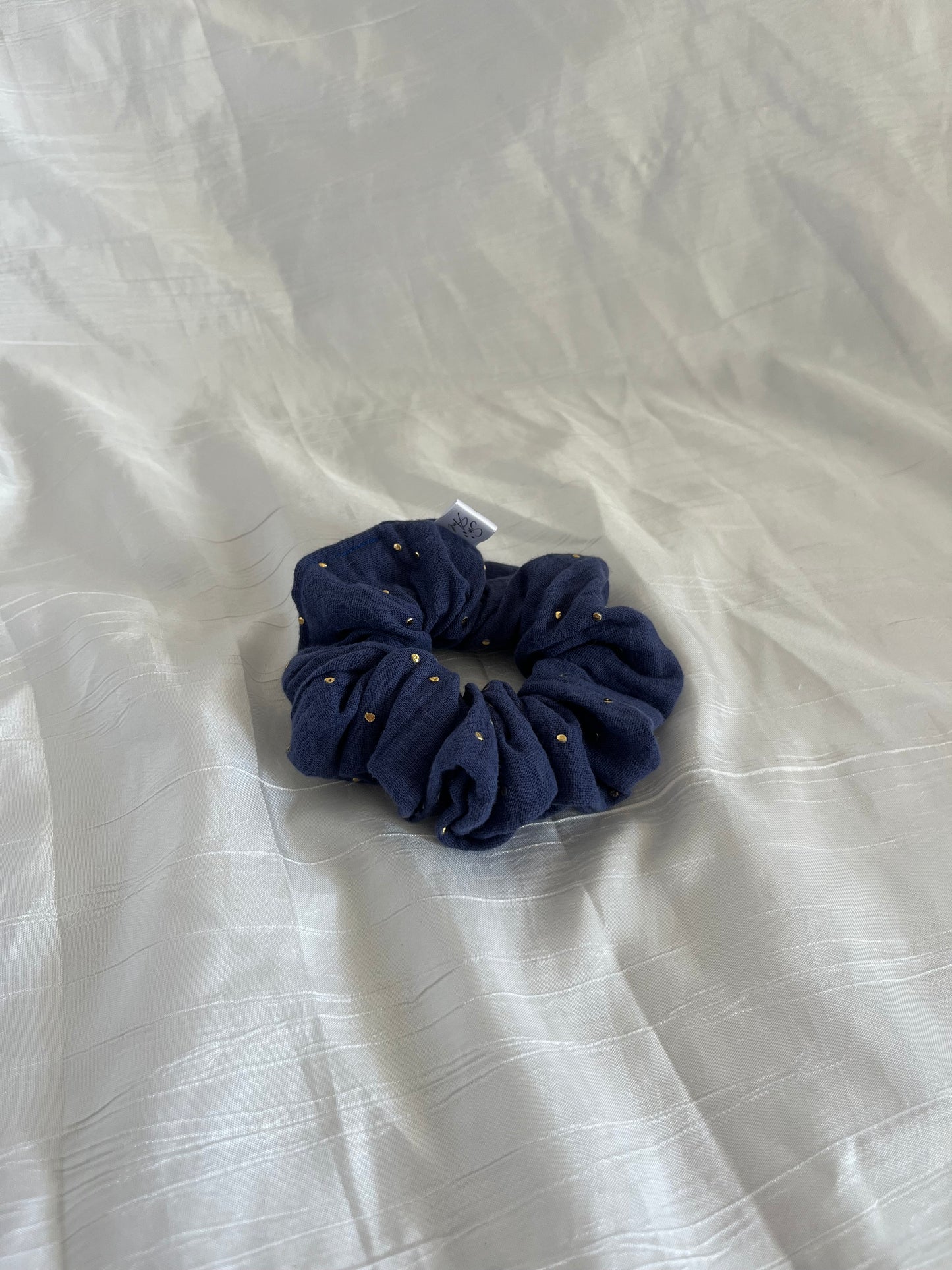 Chouchou Scrunchie en gaze de coton Soirée d’été