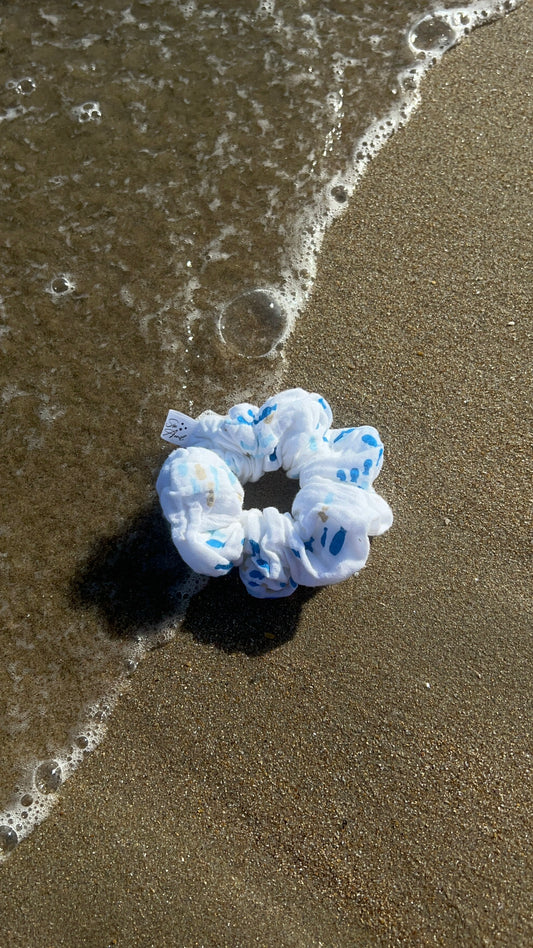 Chouchou Scrunchie en gaze Petits poissons 🐠