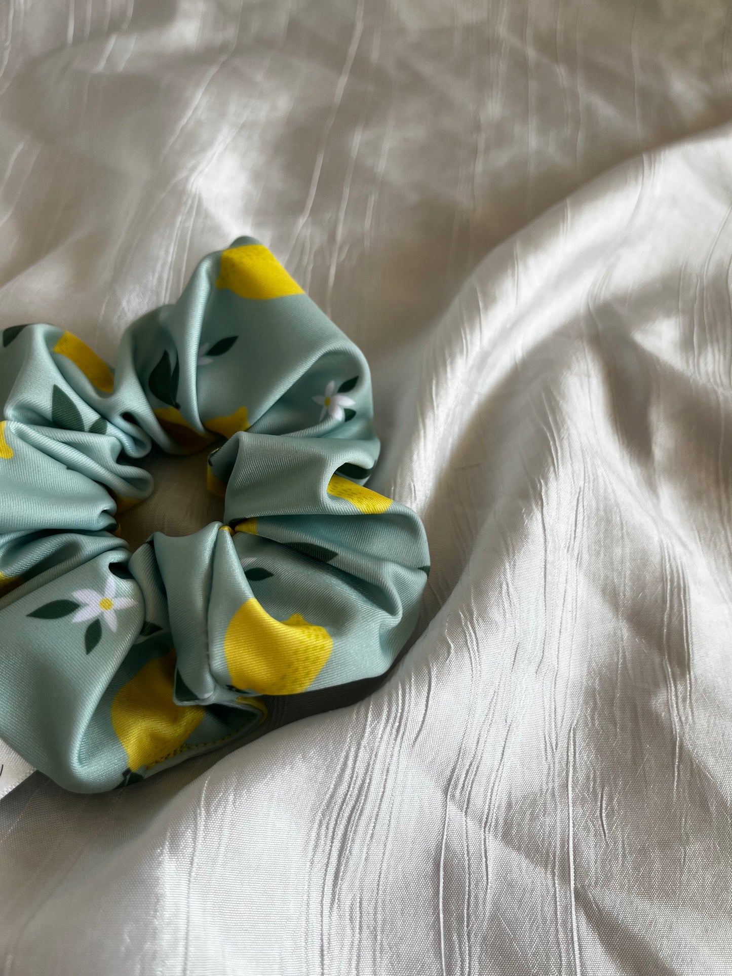 Chouchou Scrunchie en Lycra Lemon 🍋