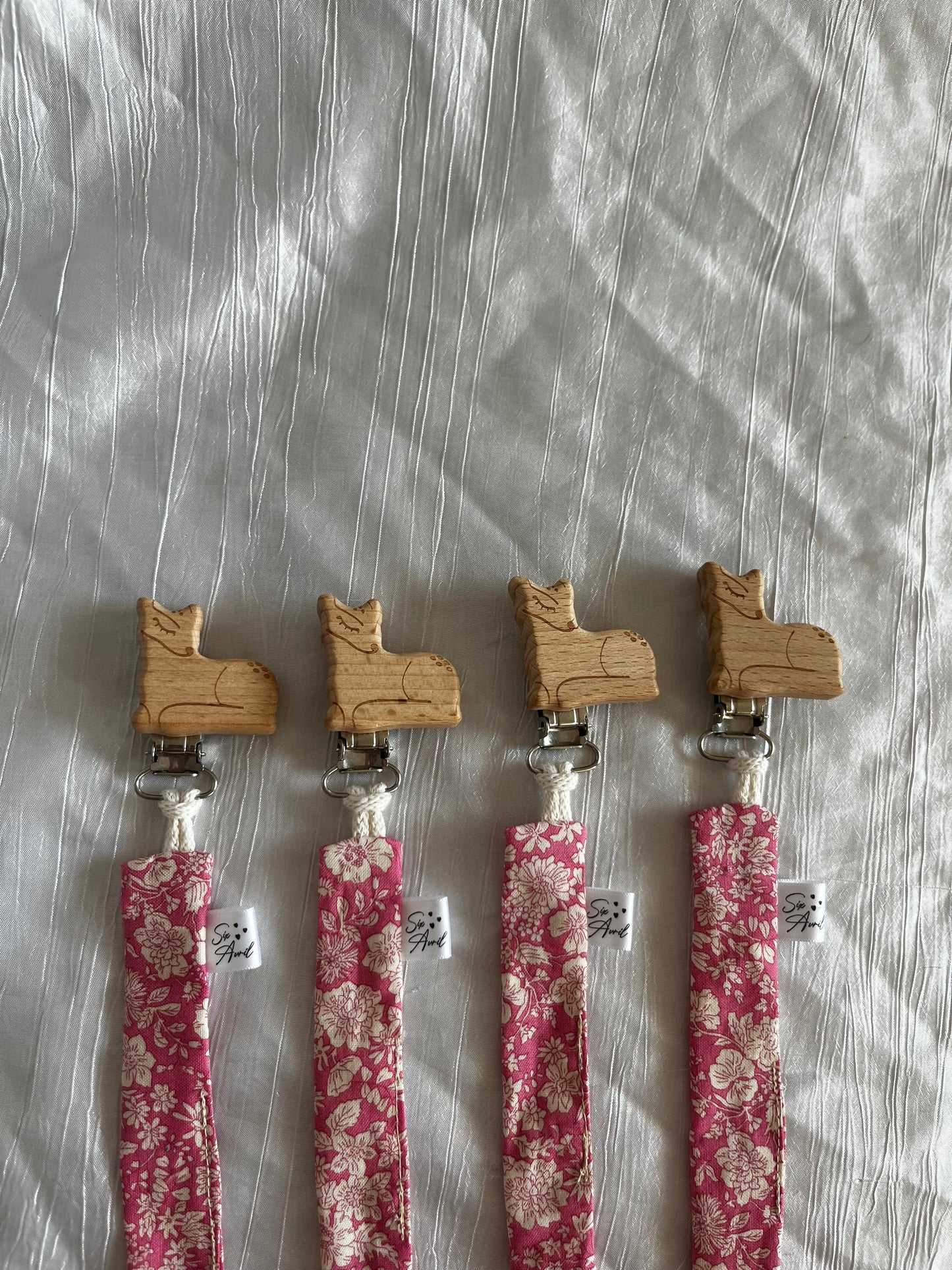 Attache tétine Pink Liberty 🩷