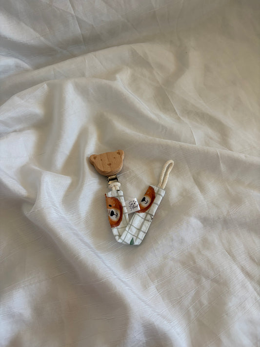 Attache tétine Teddy 🧸
