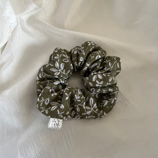 Chouchou Scrunchie en gaze de coton Nature