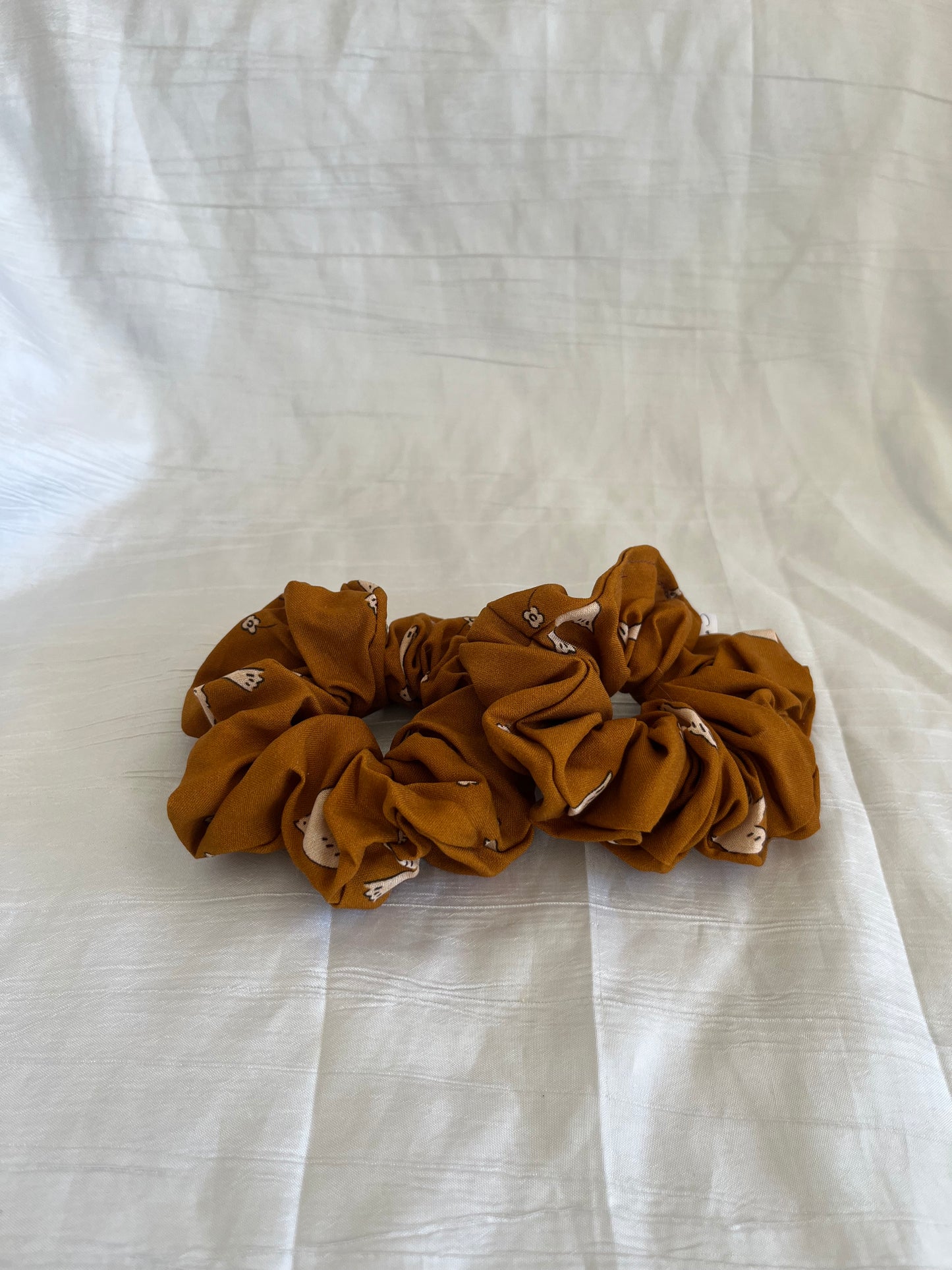Chouchou Scrunchie en coton Hirondelles