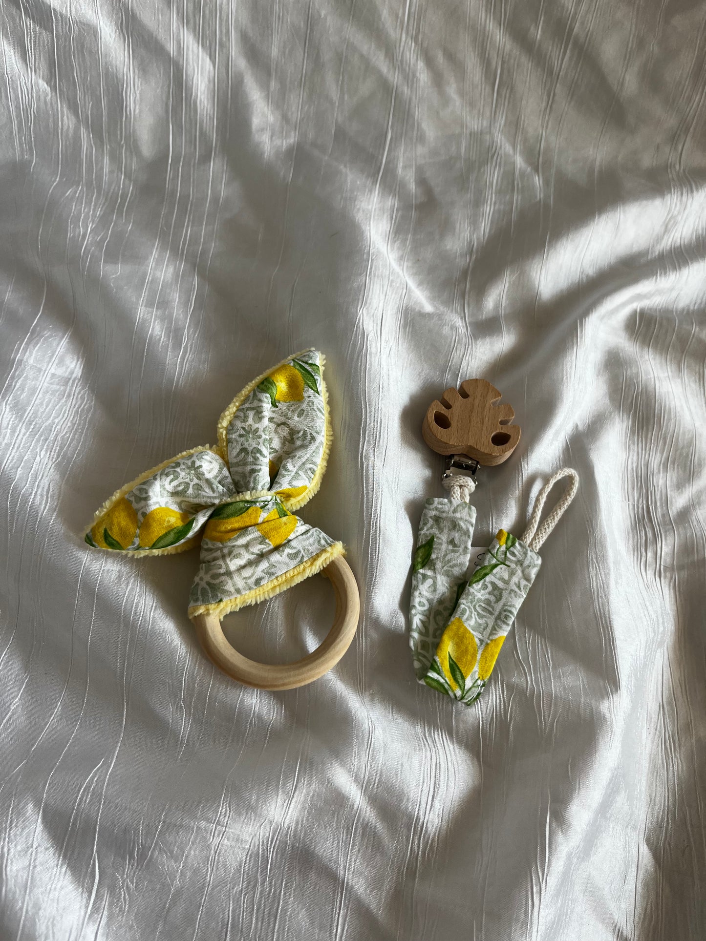 Attache tétine Mosaïque 🍋