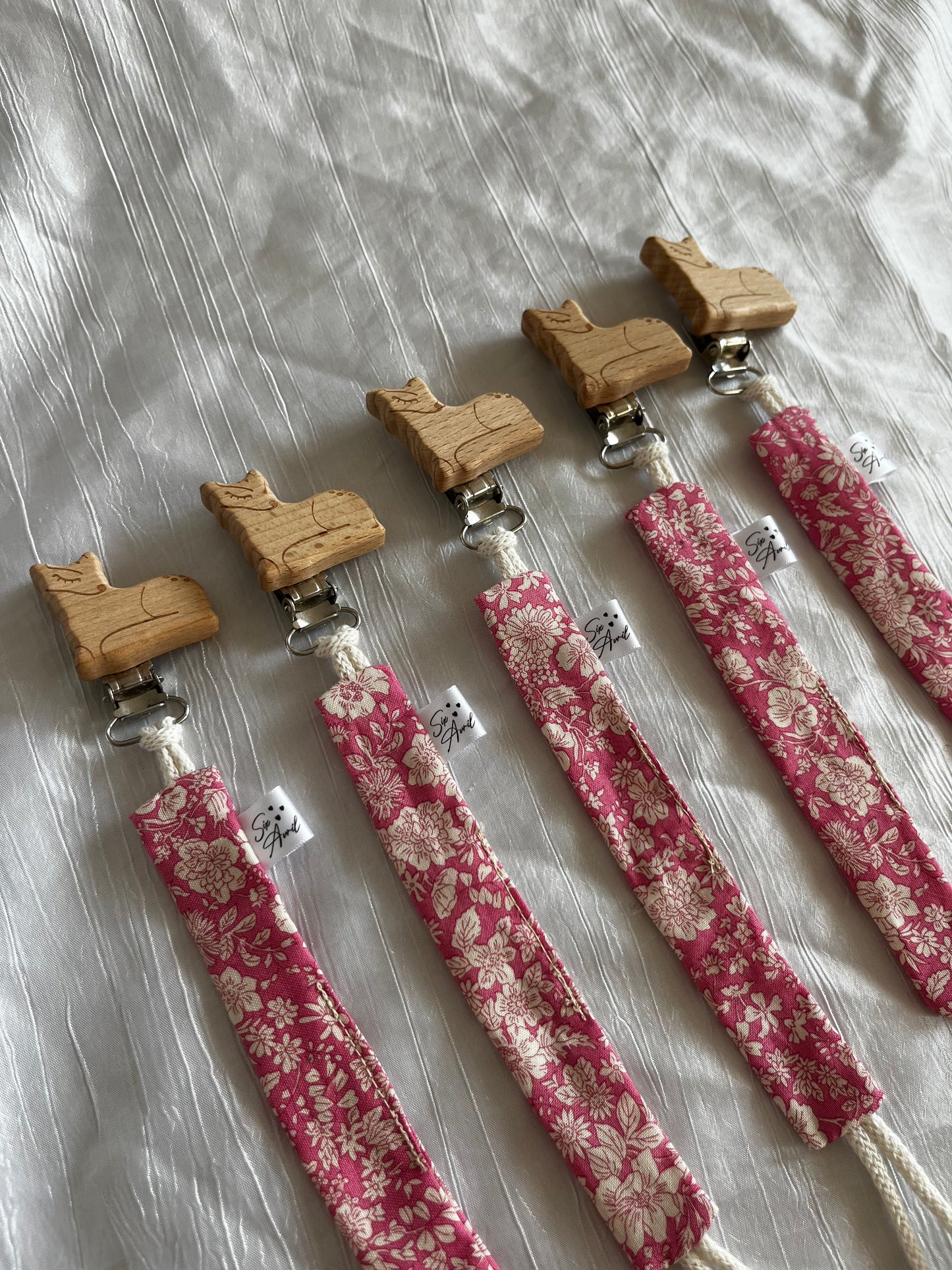 Attache tétine Pink Liberty 🩷
