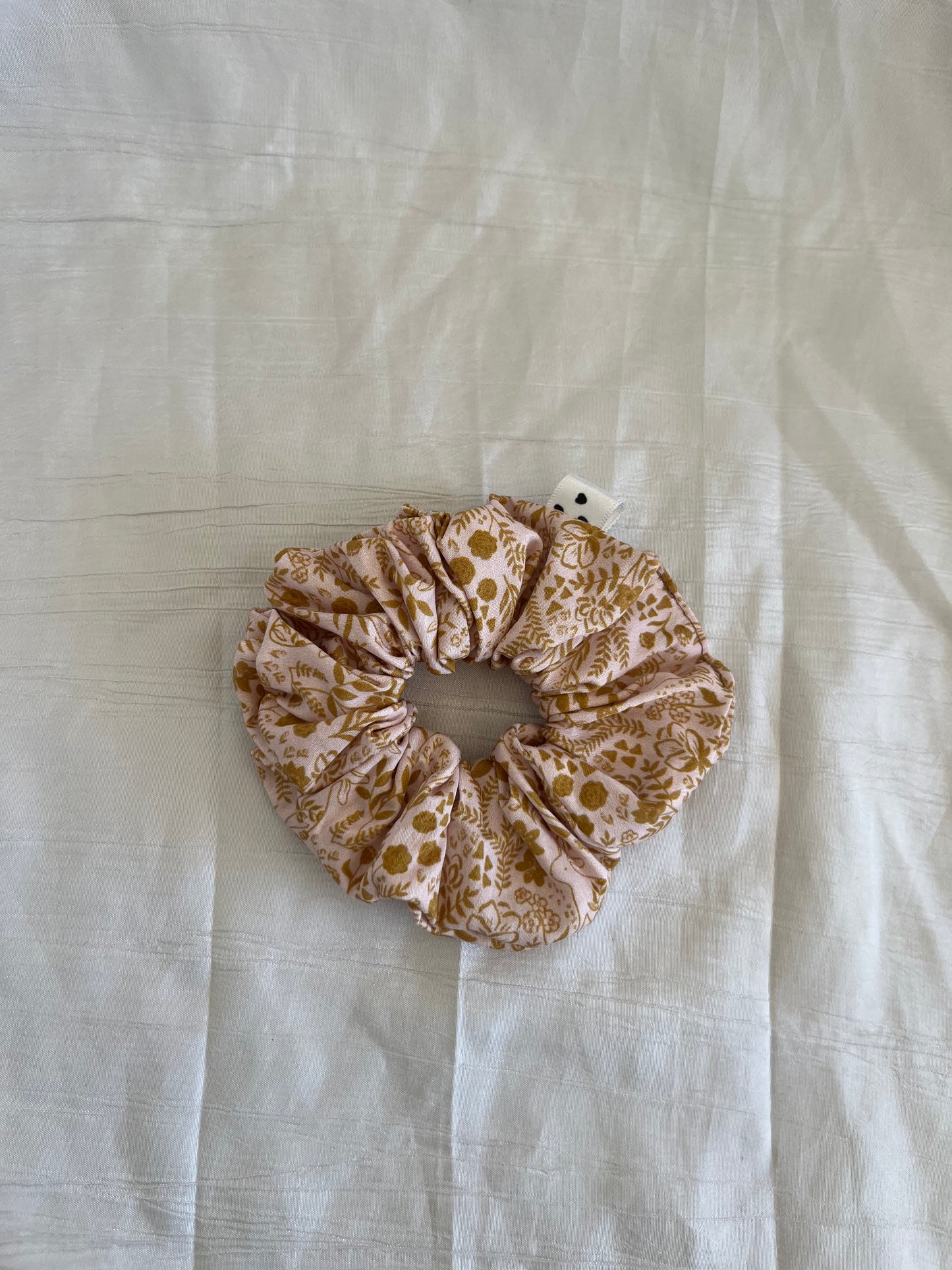 Chouchou Scrunchie en coton Bunny
