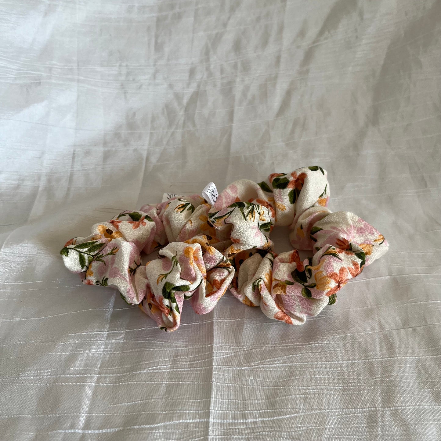 Chouchou Scrunchie en coton Spring