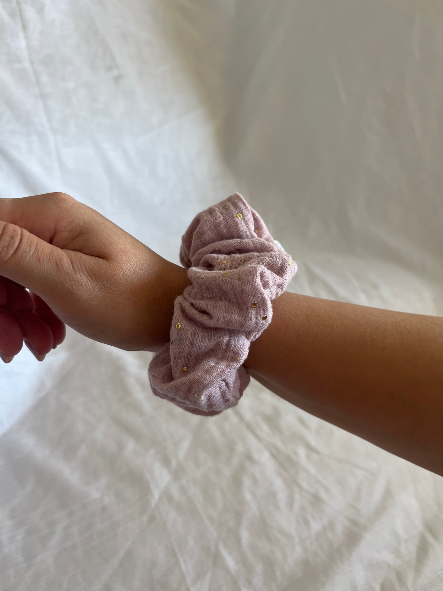 Chouchou Scrunchie en gaze Purple 💜
