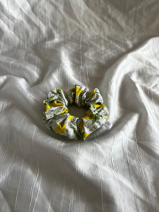 Chouchou Scrunchie en coton Mosaïque 🍋