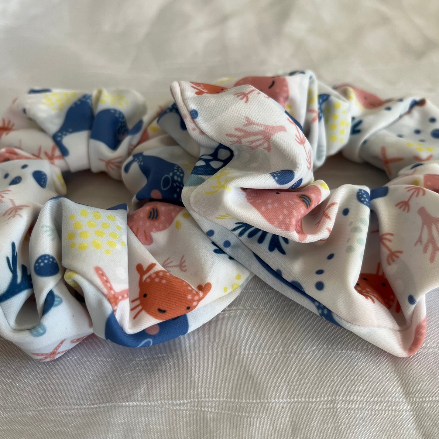 Chouchou Scrunchie en Lycra Poisson d’Avril