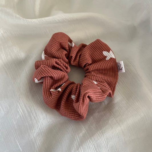 Chouchou Scrunchie en Nid d’abeille Birds