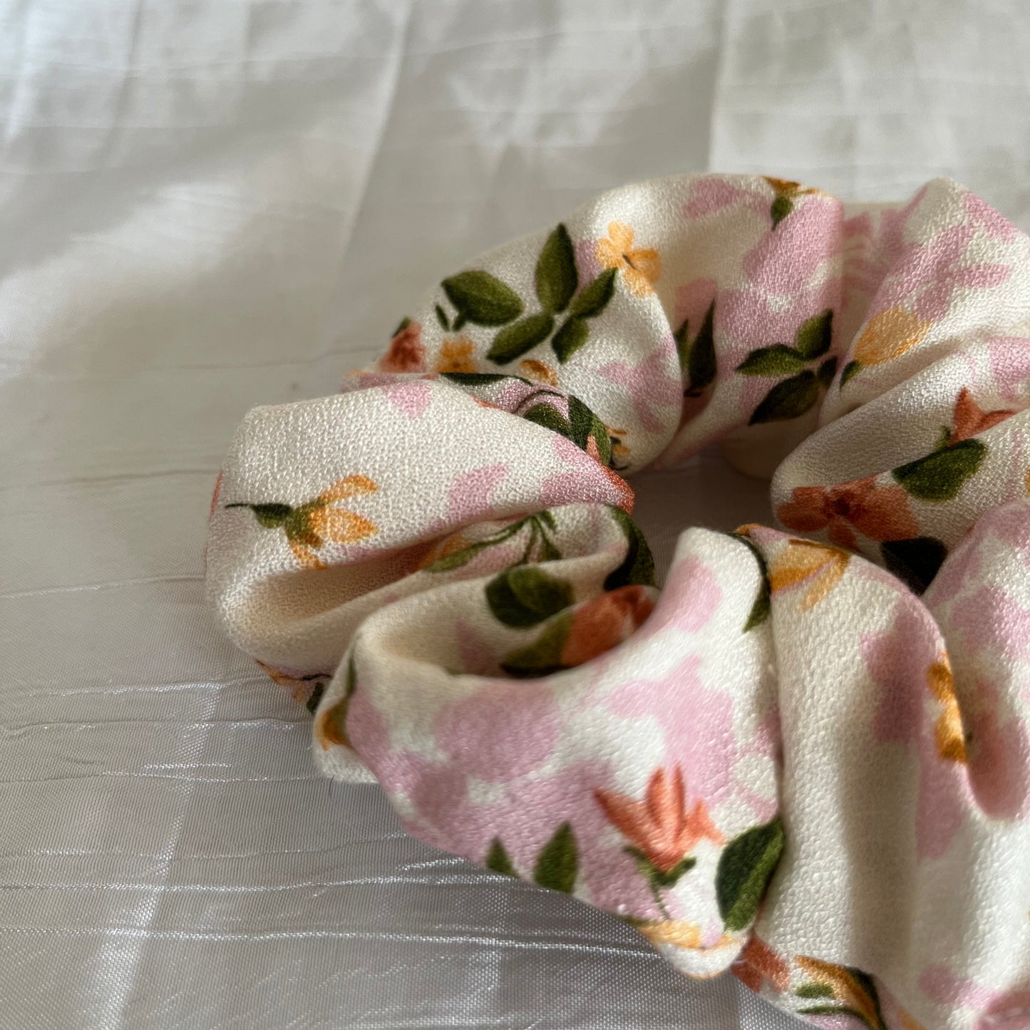 Chouchou Scrunchie en coton Spring