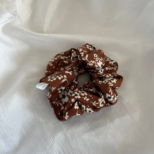 Chouchou Scrunchie en coton Automne