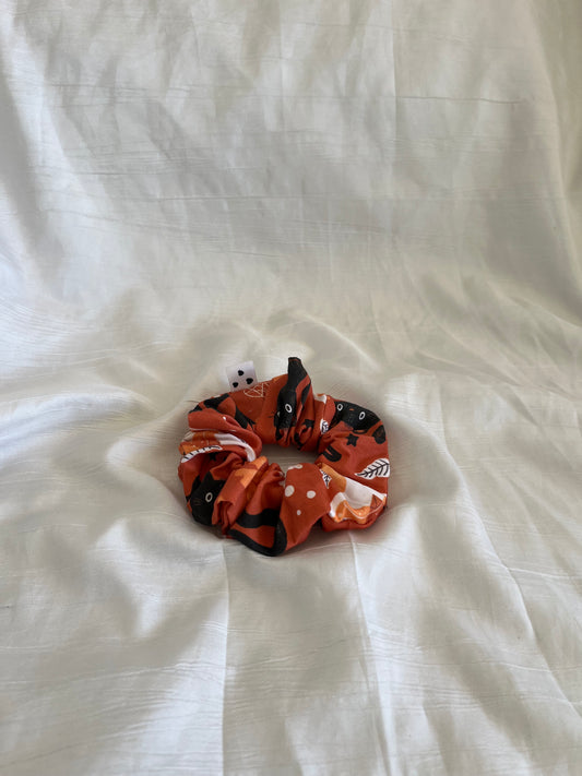 Chouchou Scrunchie en coton Hocus Pocus