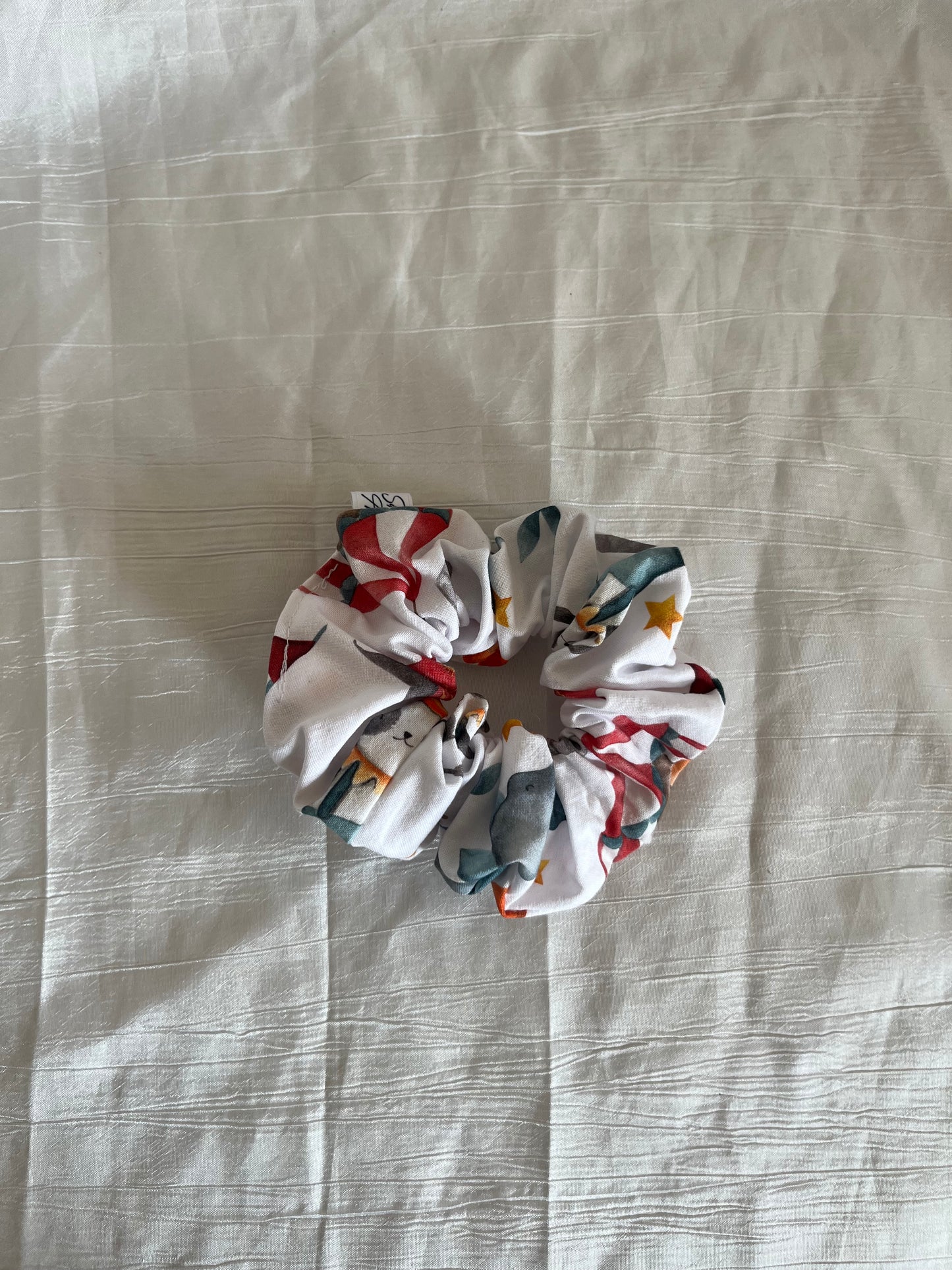 Chouchou Scrunchie en coton Cirque
