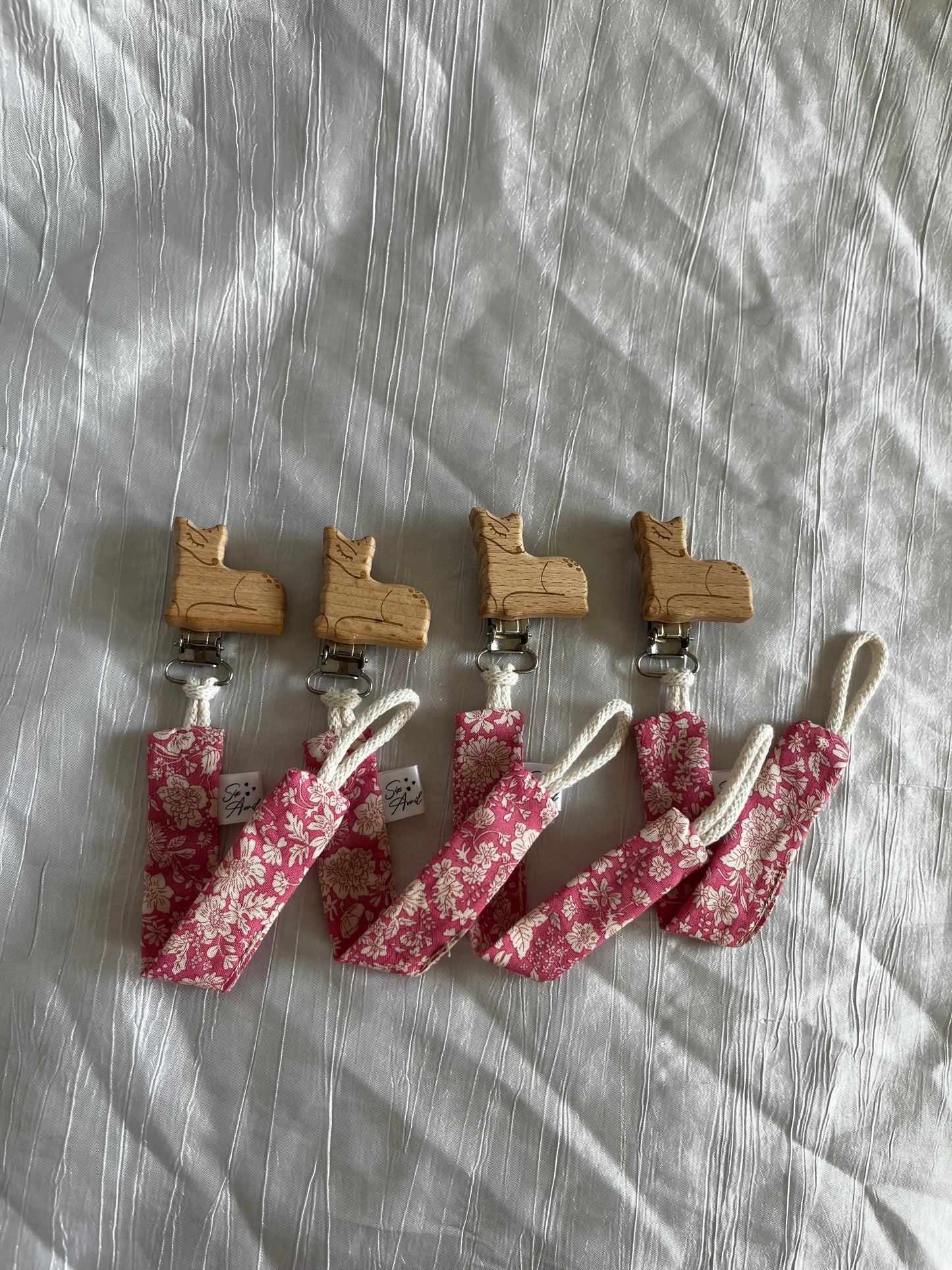 Attache tétine Pink Liberty 🩷