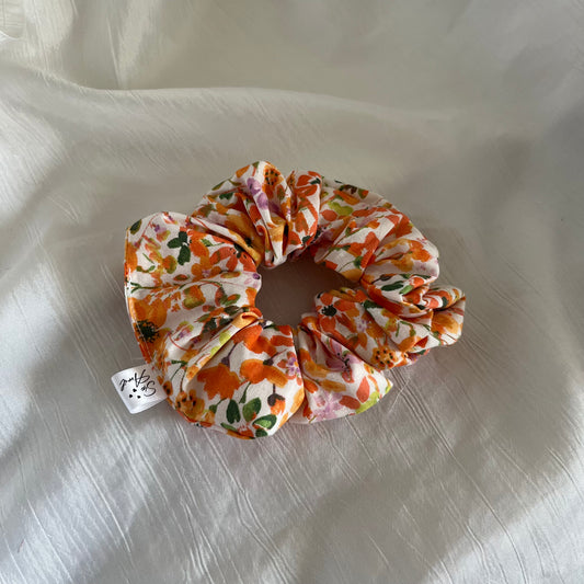 Chouchou Scrunchie en coton Champ d’automne