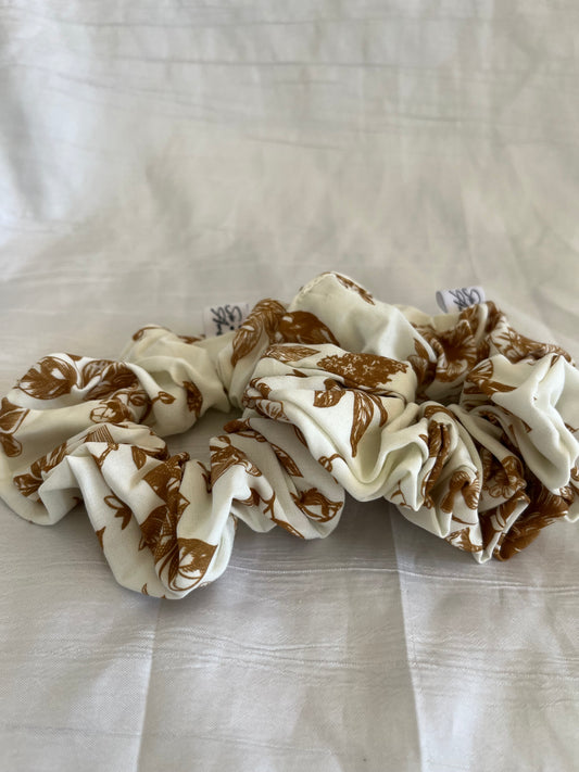 Chouchou Scrunchie en coton Vintage Autumn