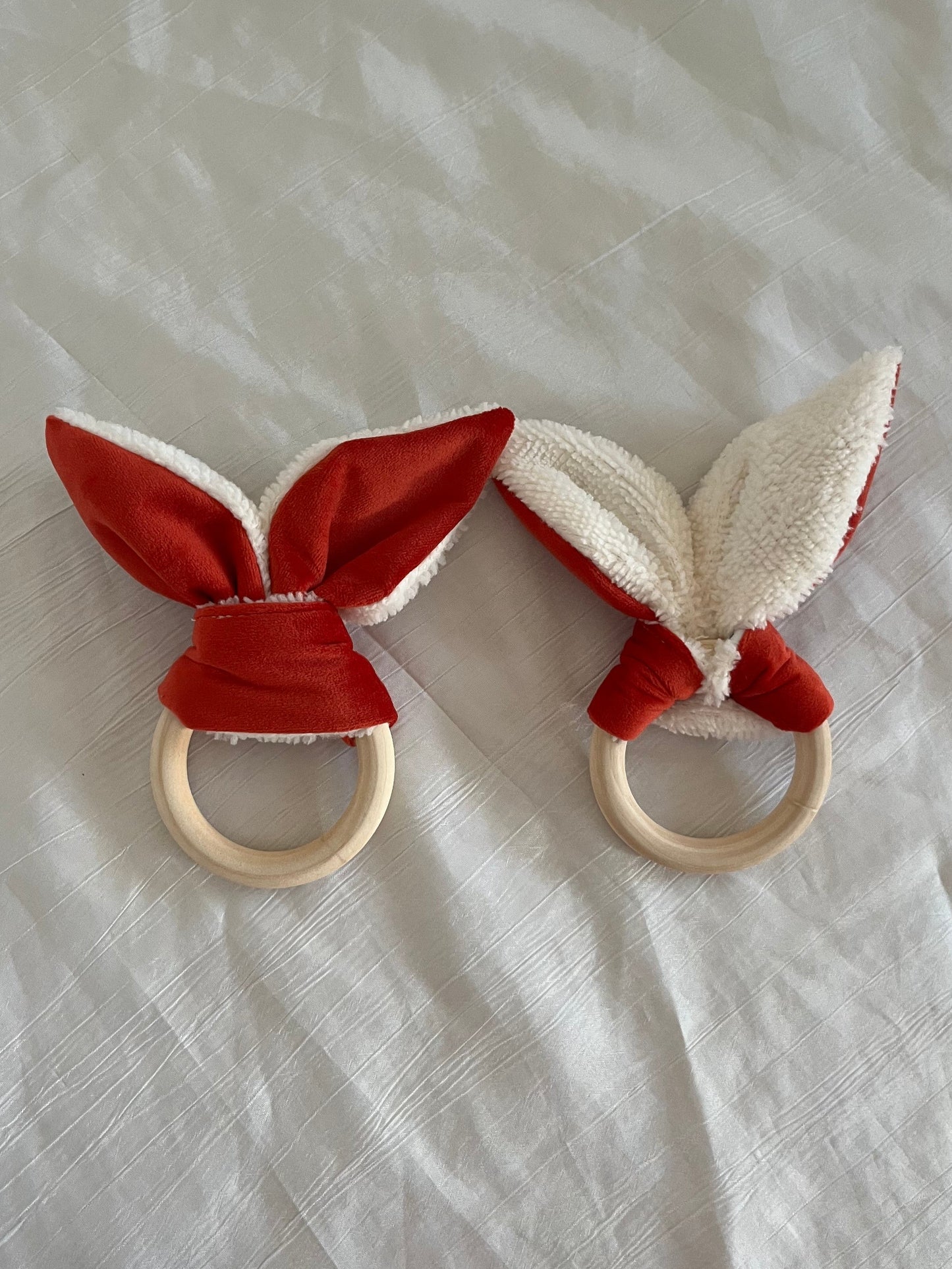 Anneau de dentition Renard beige