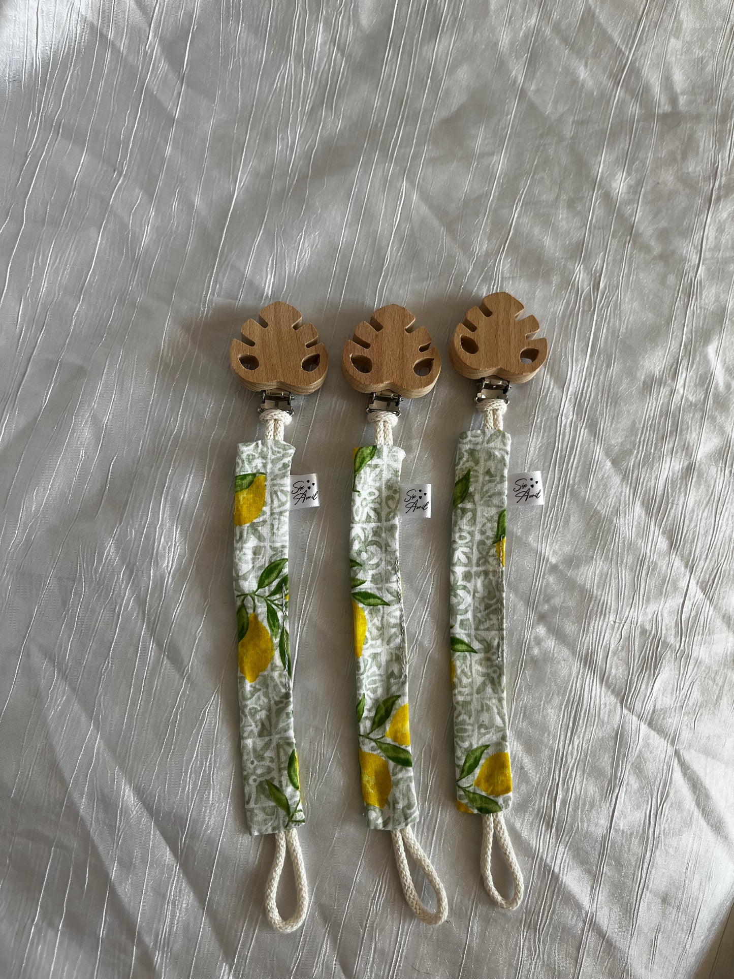 Attache tétine Mosaïque 🍋