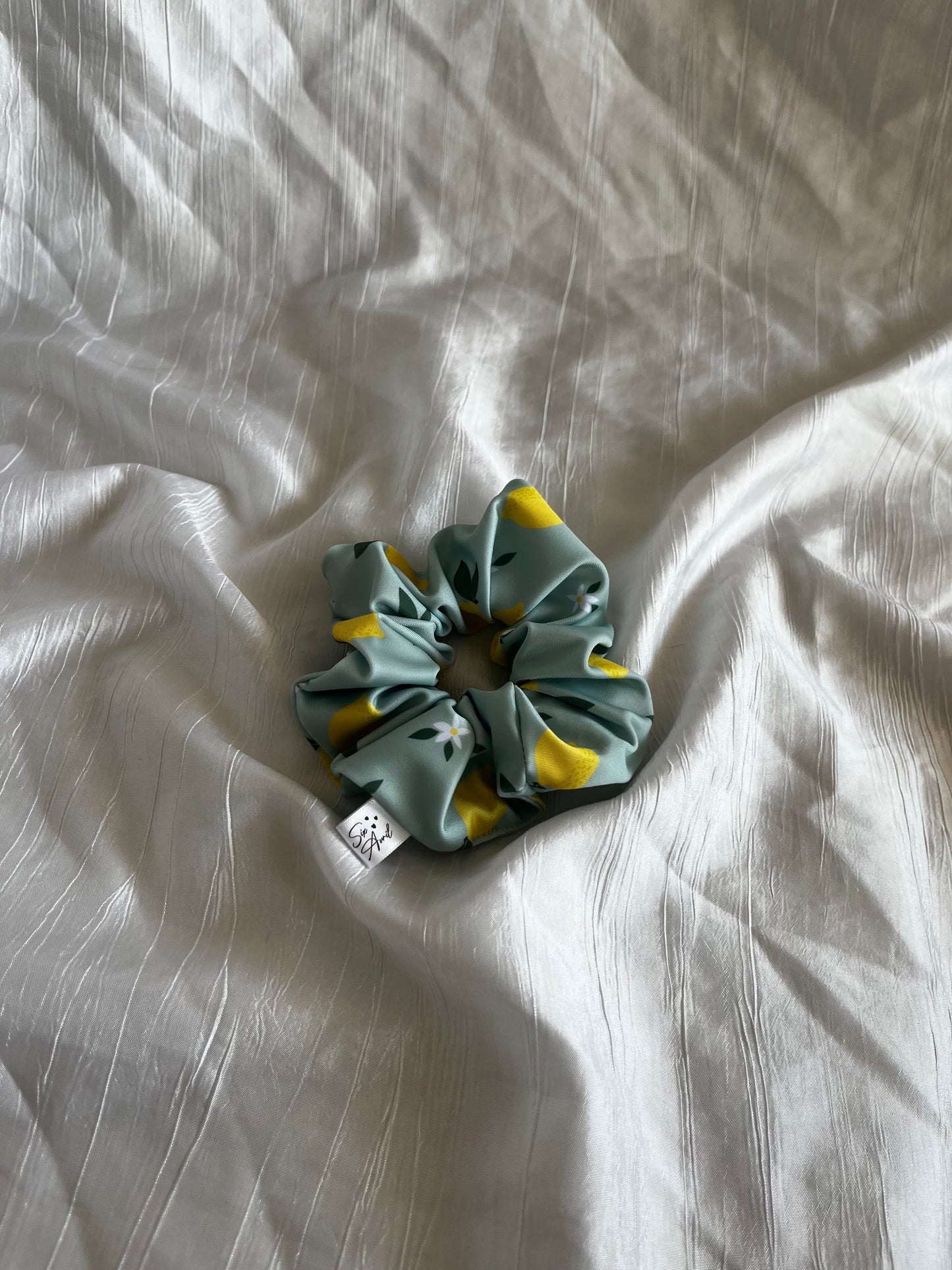 Chouchou Scrunchie en Lycra Lemon 🍋