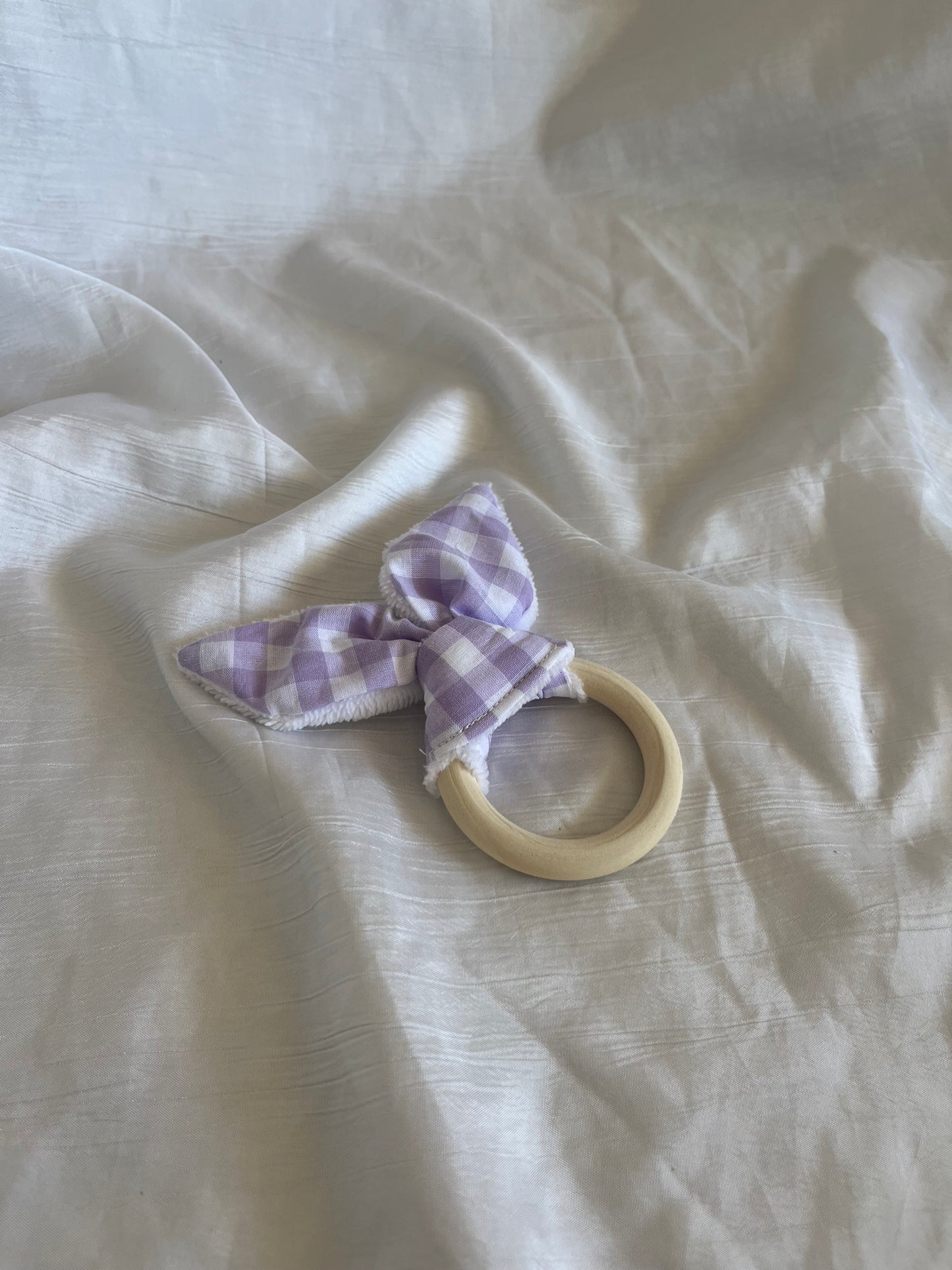 Anneau de dentition Vichy 💜