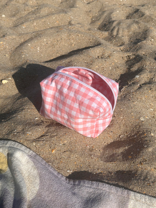 Trousse Vichy rose 🩷