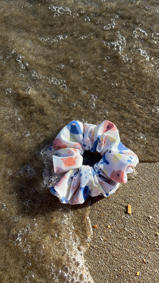 Chouchou Scrunchie en Lycra Poisson d’Avril