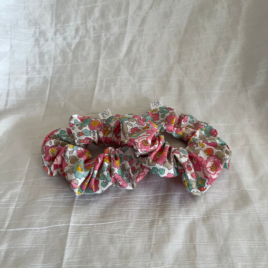 Chouchou Scrunchie en coton Guimauve