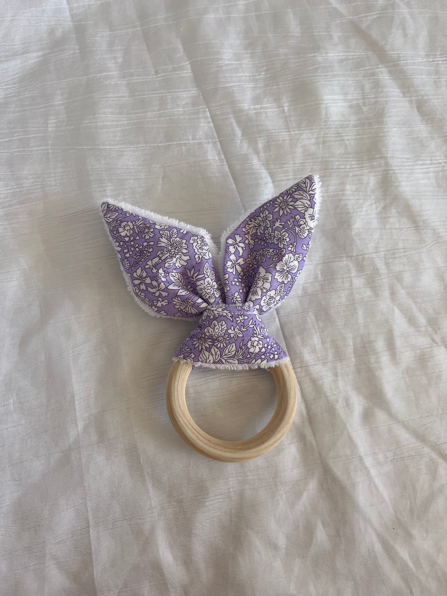 Anneau de dentition Fleuri Lilas 💜