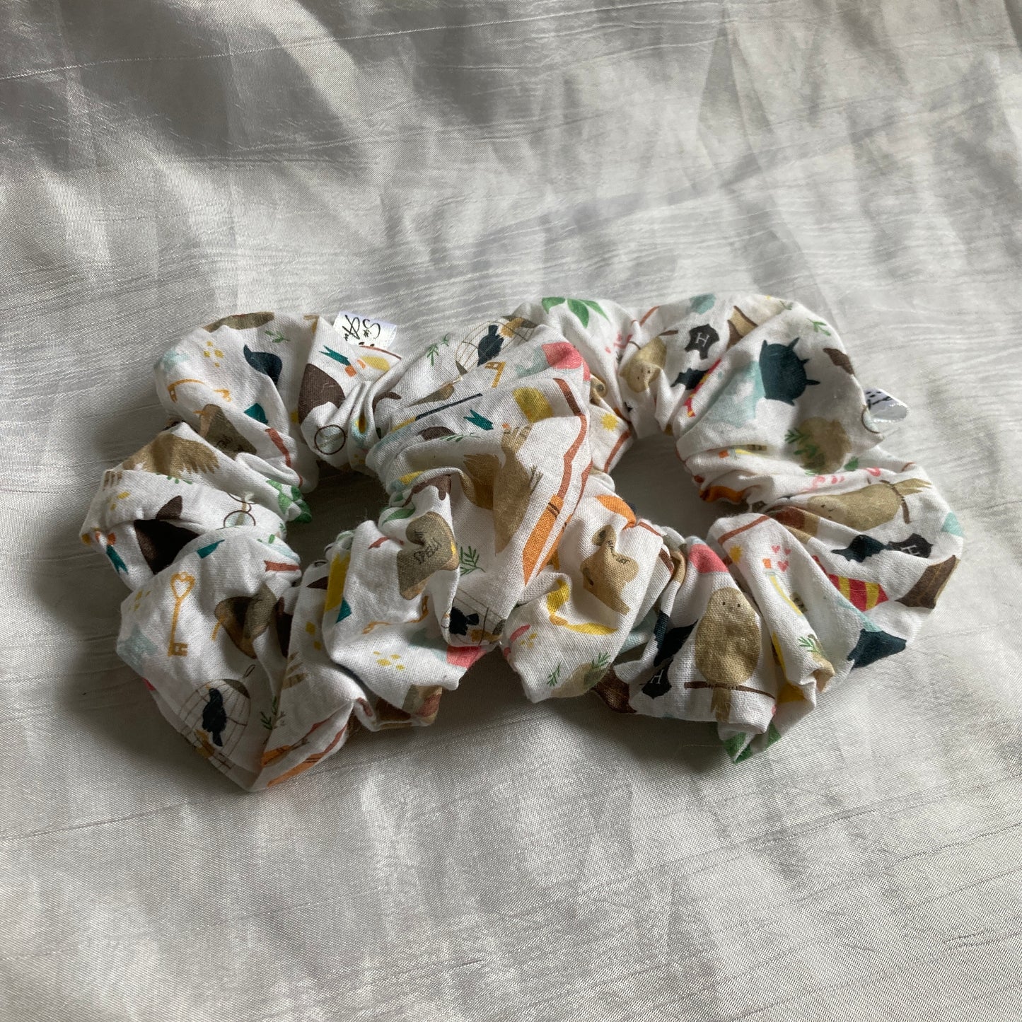 Chouchou Scrunchie en coton Sorcier