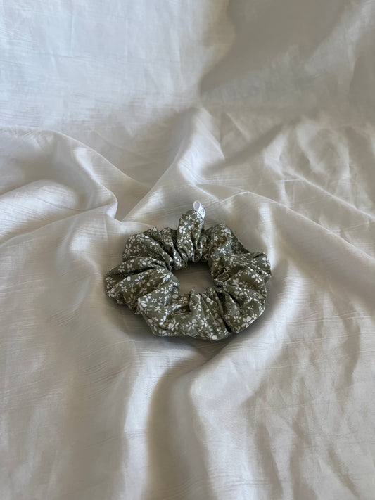 Chouchou Scrunchie en coton Green 🌱