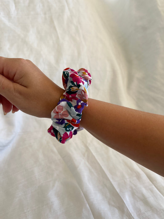 Chouchou Scrunchie en coton Colorful