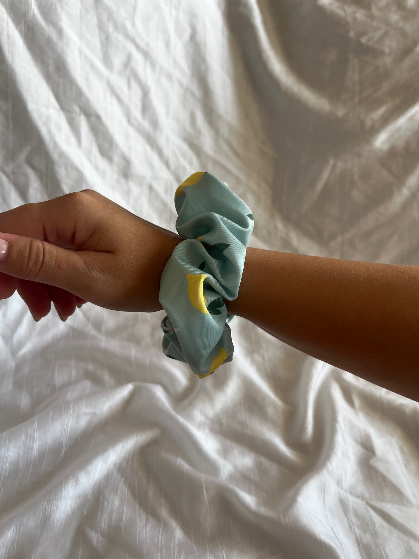 Chouchou Scrunchie en Lycra Lemon 🍋
