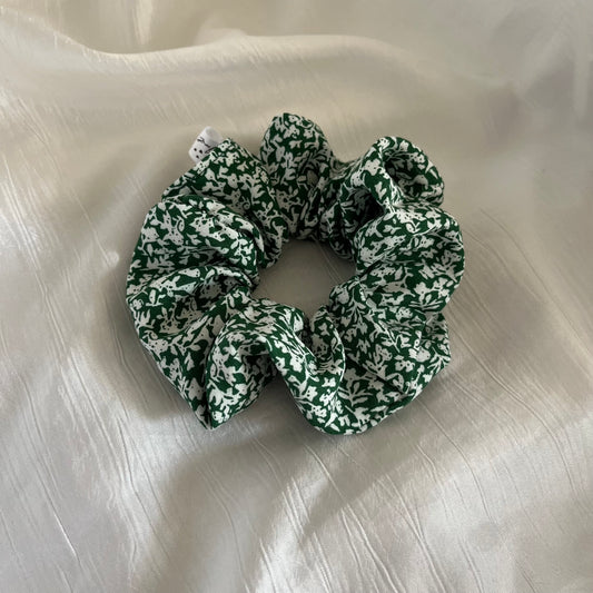 Chouchou Scrunchie en coton Forêt