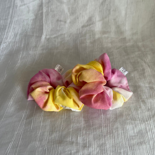 Chouchou Scrunchie en coton Tie and Dye